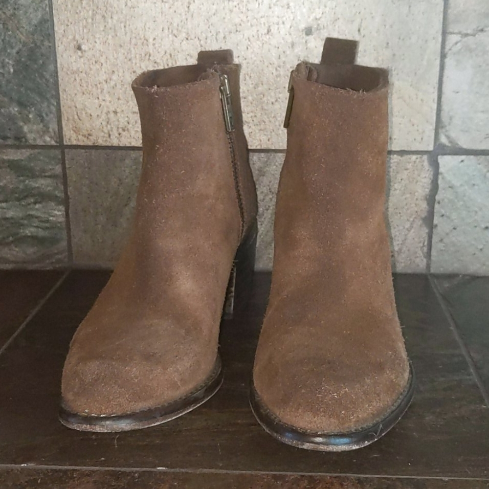 Brown Suede Ankle Boots-Diesel